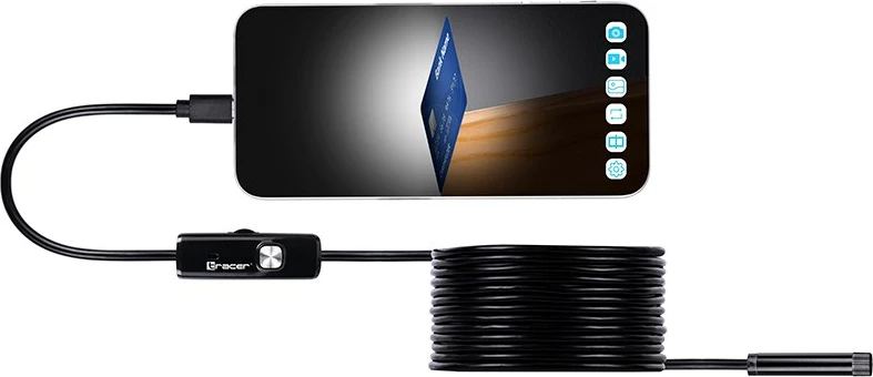 Industrijski endoskop Tracer HardWire TRAKAM46629, kot 70°, IP67, USB