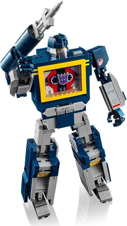 Set za gradnjo Transformers Soundwave, LEGO ICONS 10358, 1508 kosov, za odrasle