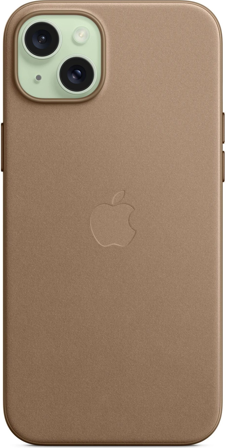 Zaščitni ovitek FineWoven za iPhone 15 Plus, Apple, taupe