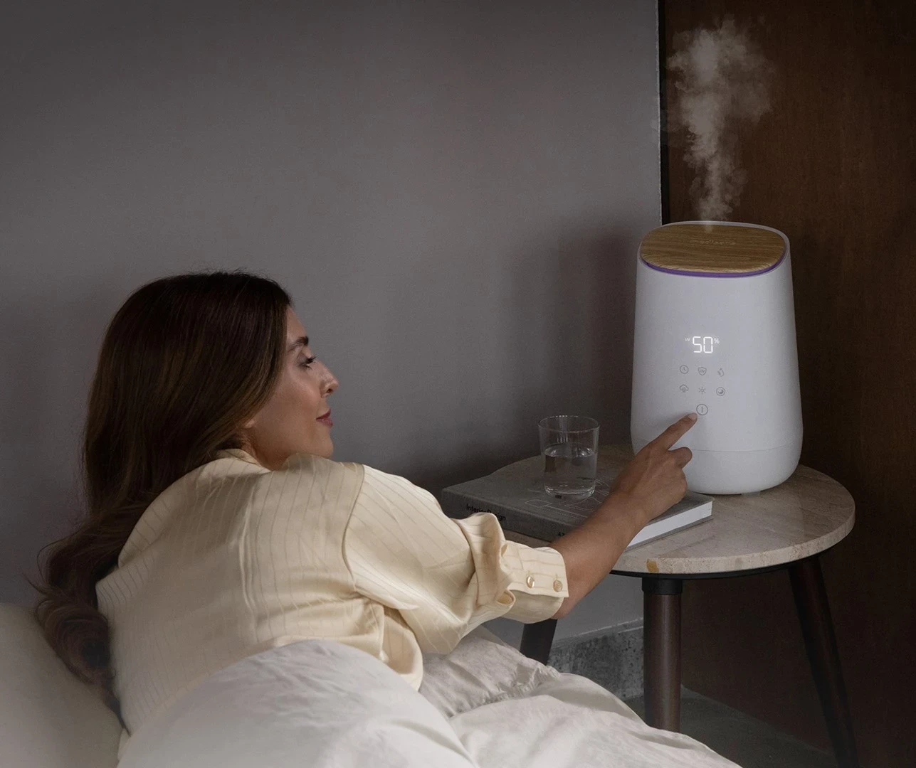 Ultrazvočni vlažilec zraka Medisana AH 680, bel