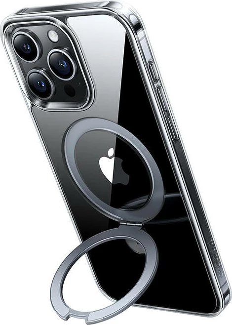 Prozoren ovitek Torras UPRO Ostand za iPhone 15 Pro