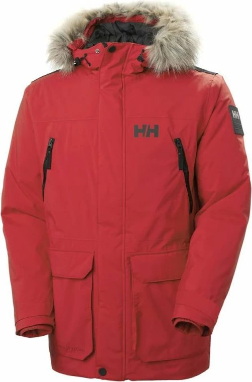 Parka Reine Helly Hansen, moška, rdeča