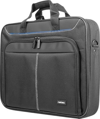 Torba za prenosnik, Natec Doberman NTO-0769, 17,3", najlon, črna