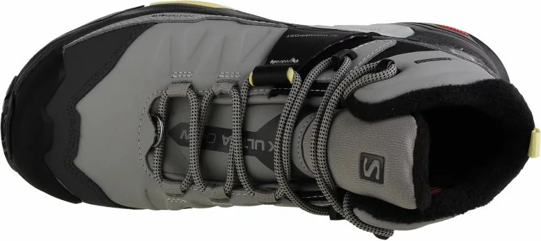 Trek čevlji Salomon X Ultra 4 Mid Winter TS W, ženski, sivi