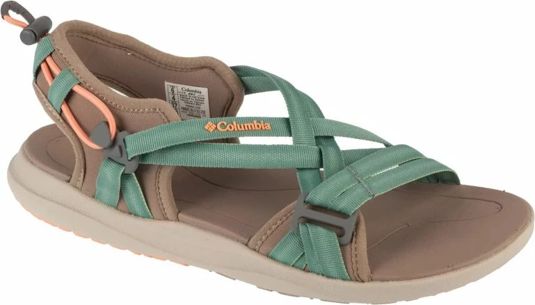 Sandali za ženske, Columbia, zeleni
