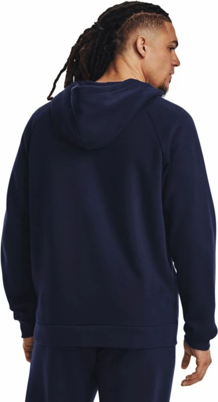 Duks z zadrgo Rival Fleece FZ, Under Armour, moški, temno moder