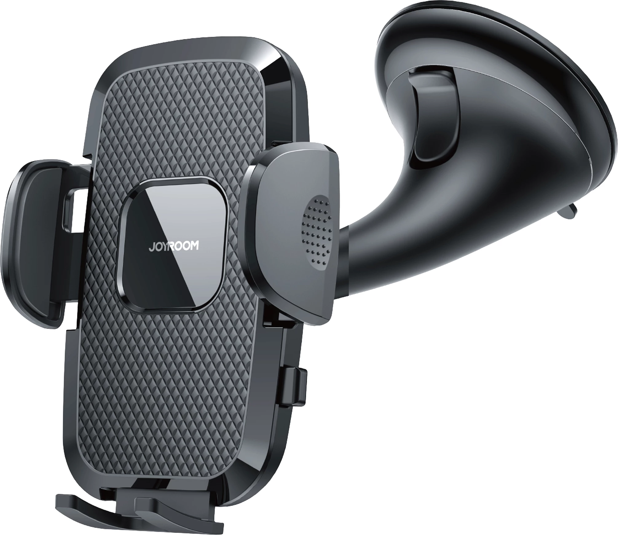 Mehanski nosilec za pametni telefon za avto, univerzalen, črn Joyroom JR-ZS259