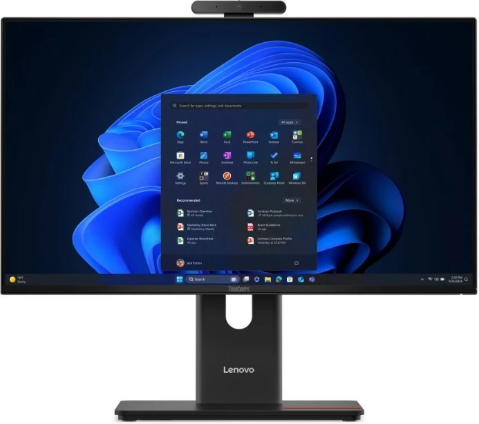 All-in-One računalniško ohišje Lenovo ThinkCentre M70a Gen 6, Intel Core Ultra 7 265T, 16 GB RAM, 512 GB SSD, 23,8", črno