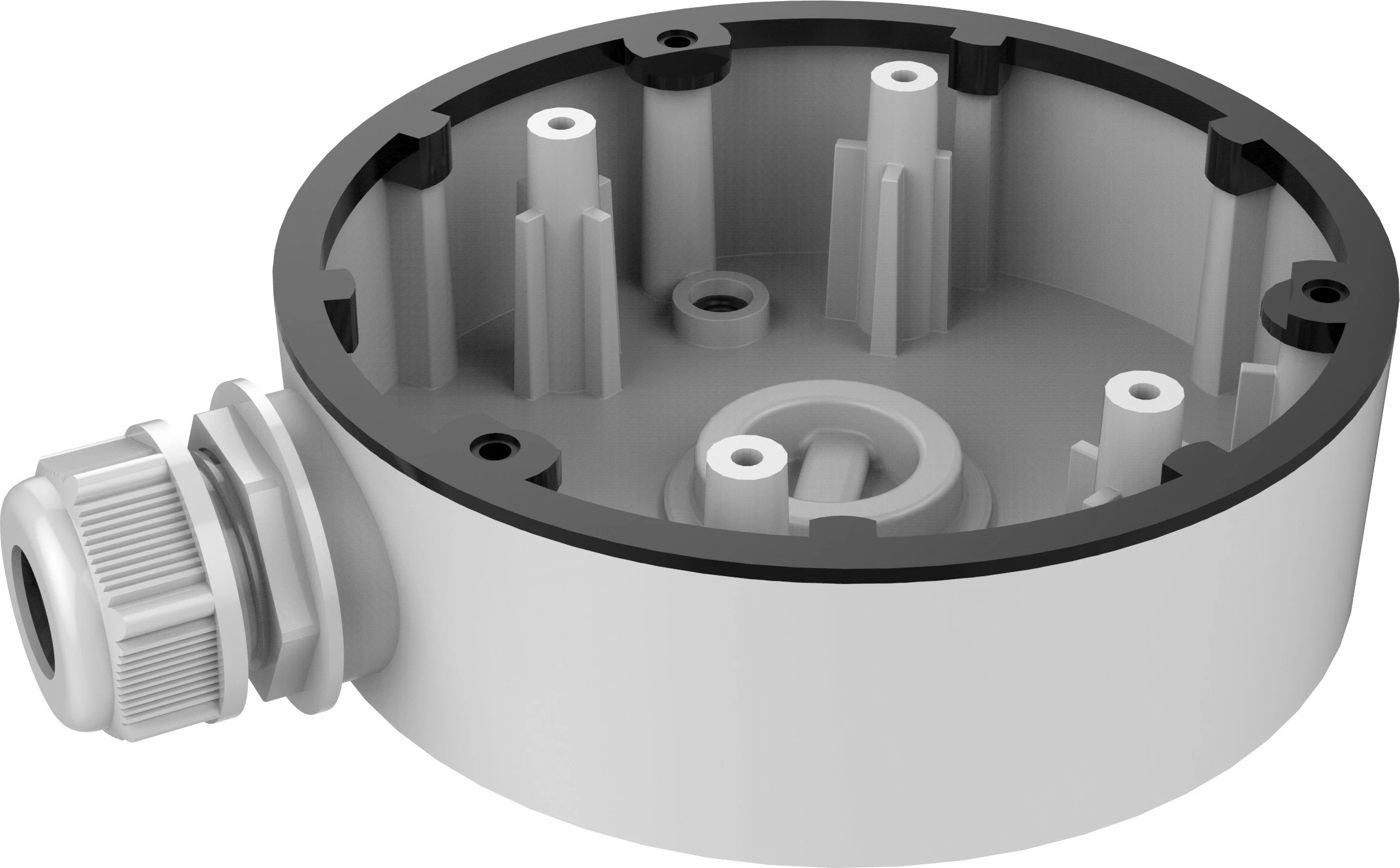 Univerzalna priključna omarica Hikvision DS-1280ZJ-DM46, bela