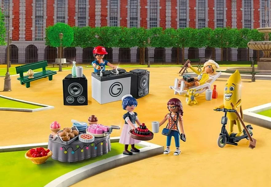 Adventni koledar z figuricami Piknik v Parizu Playmobil Miraculum, 72 kosov