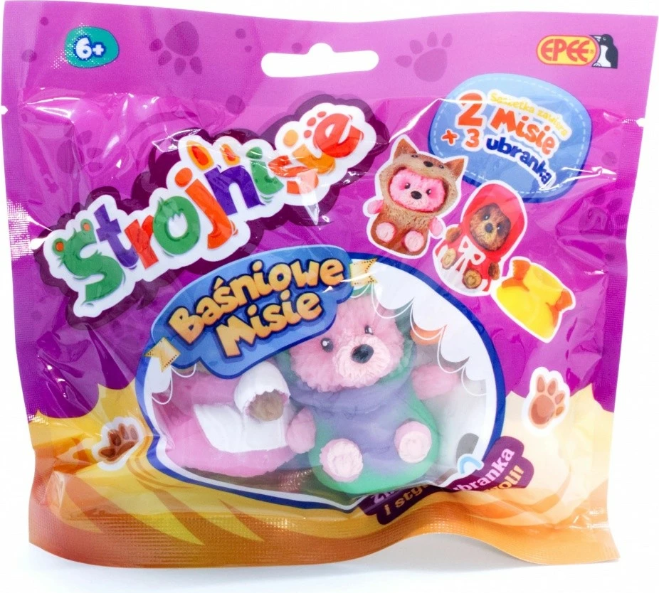 Set figuric 2 medvedka z 3 pravljicnimi kostumi za deklice, Strojnisie Epee