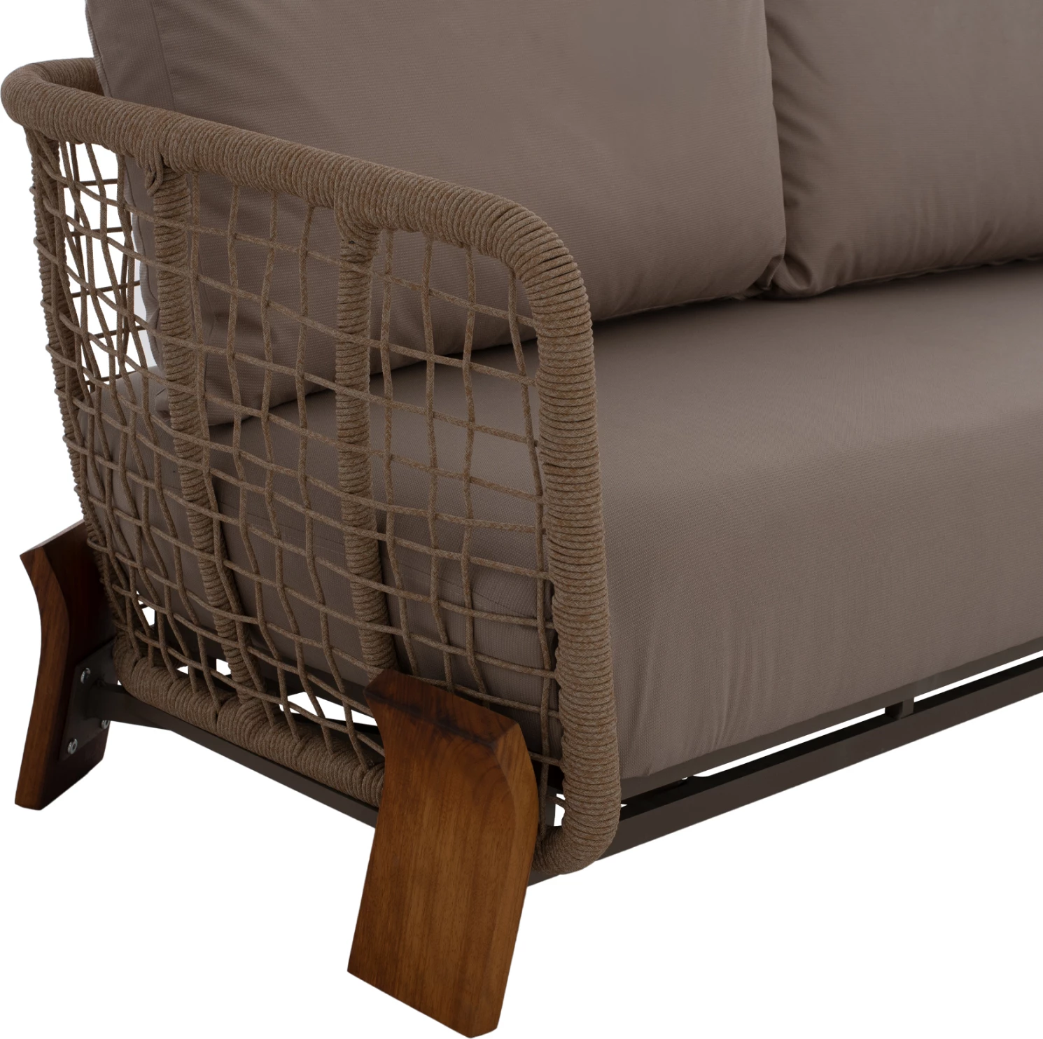 Zunanji set Oxford 4 kosi Iroko vrv kaljeno steklo FH5884.01