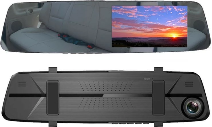 Avtomobilska kamera 4,5'' FHD Tracer VELA, 150° vidno polje, z zadnjo kamero, črna