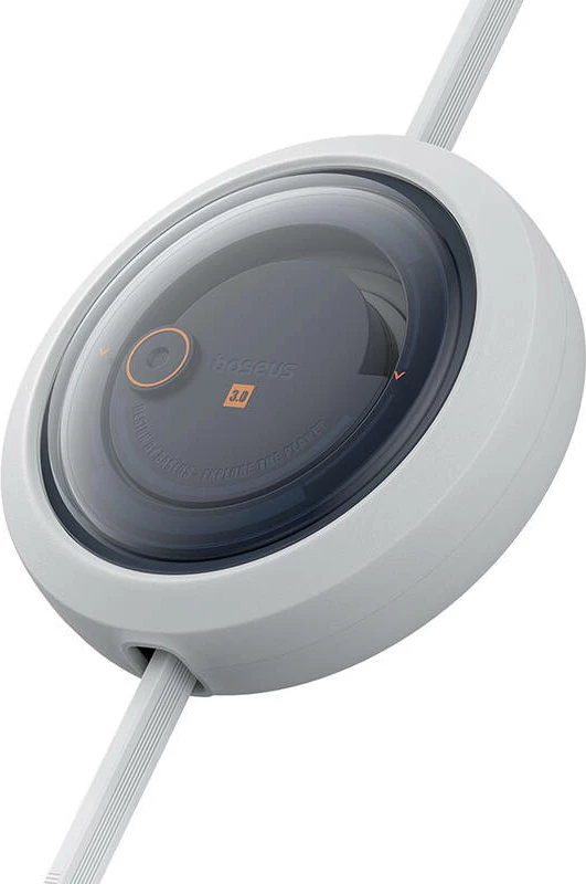 Polnilni kabel 3-v-1 Baseus Free2Draw, USB na micro USB+USB-C+Lightning, 1,1 m, bel