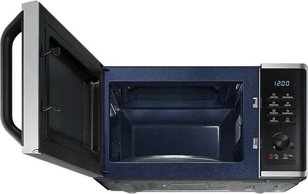 Mikrovalovna, Samsung MS23B3515AS, Solo, 23 L, 1150 W, LED, črno/siva