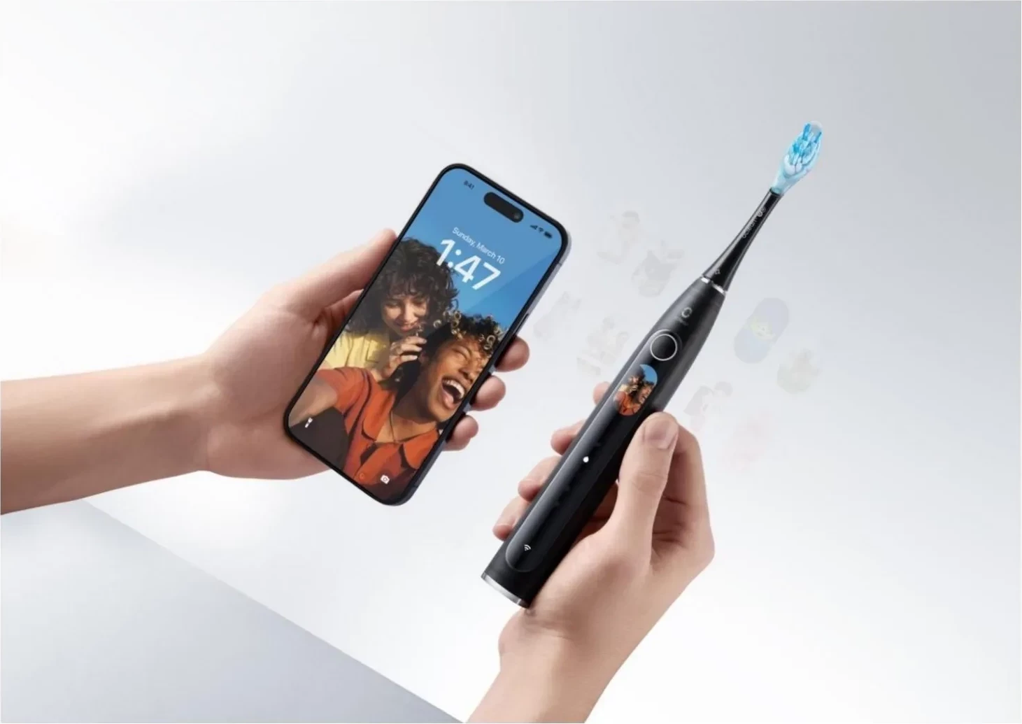 Sonična zobna ščetka Oclean X Pro 20 S, črna