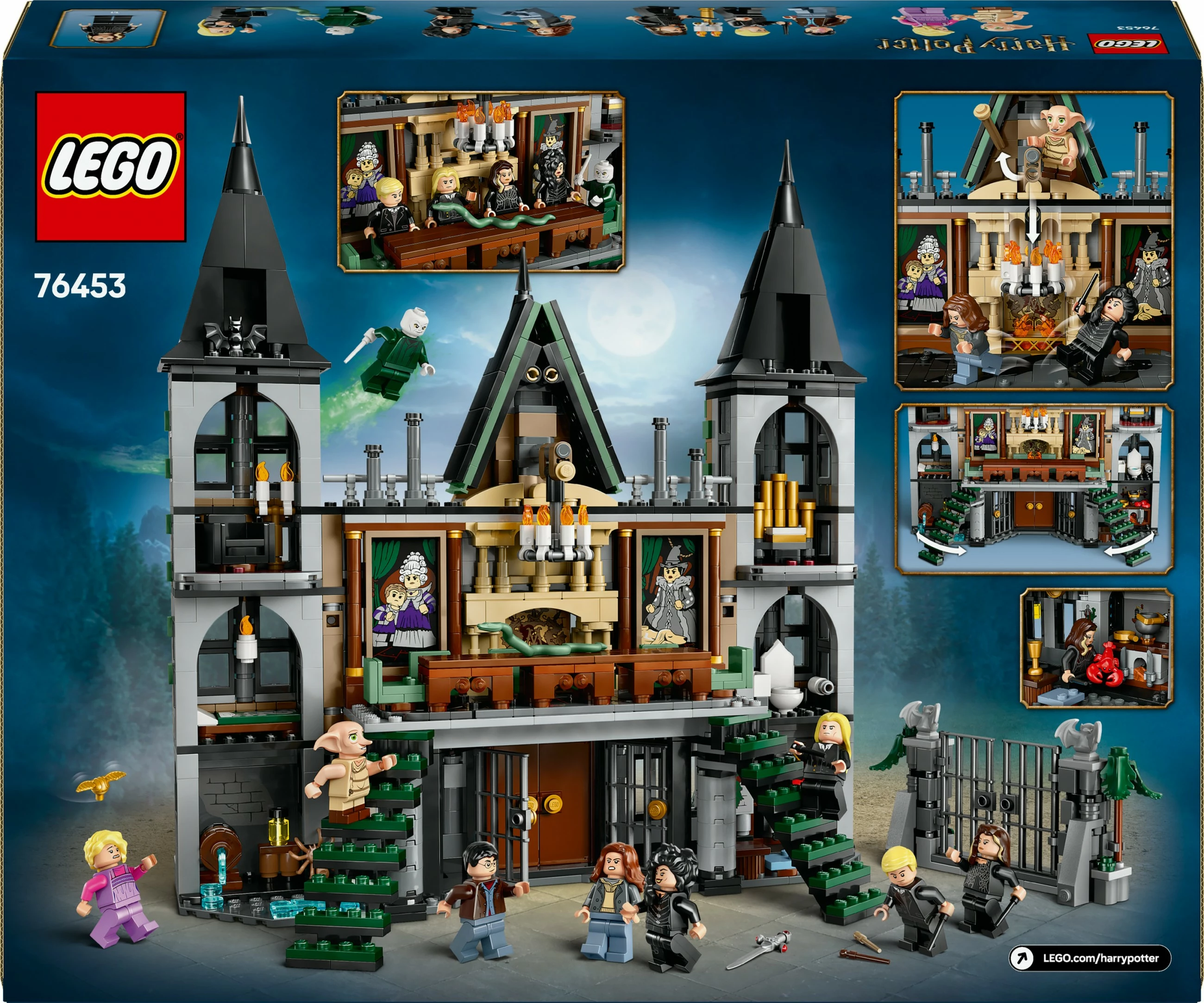 Rezidenca družine Malfoy LEGO Harry Potter 76453, večbarvno