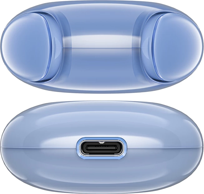 Brezžične slušalke Acefast T9, Bluetooth 5.3, z LED zaslonom, IPX4, modre