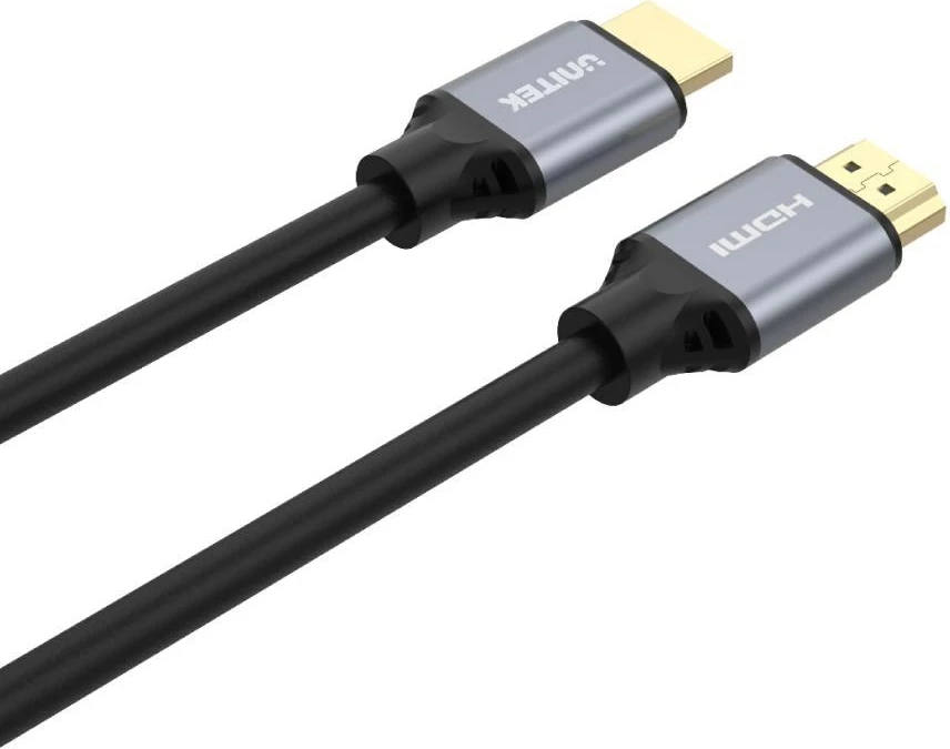 HDMI kabel 2 m, črn / sivi, Unitek