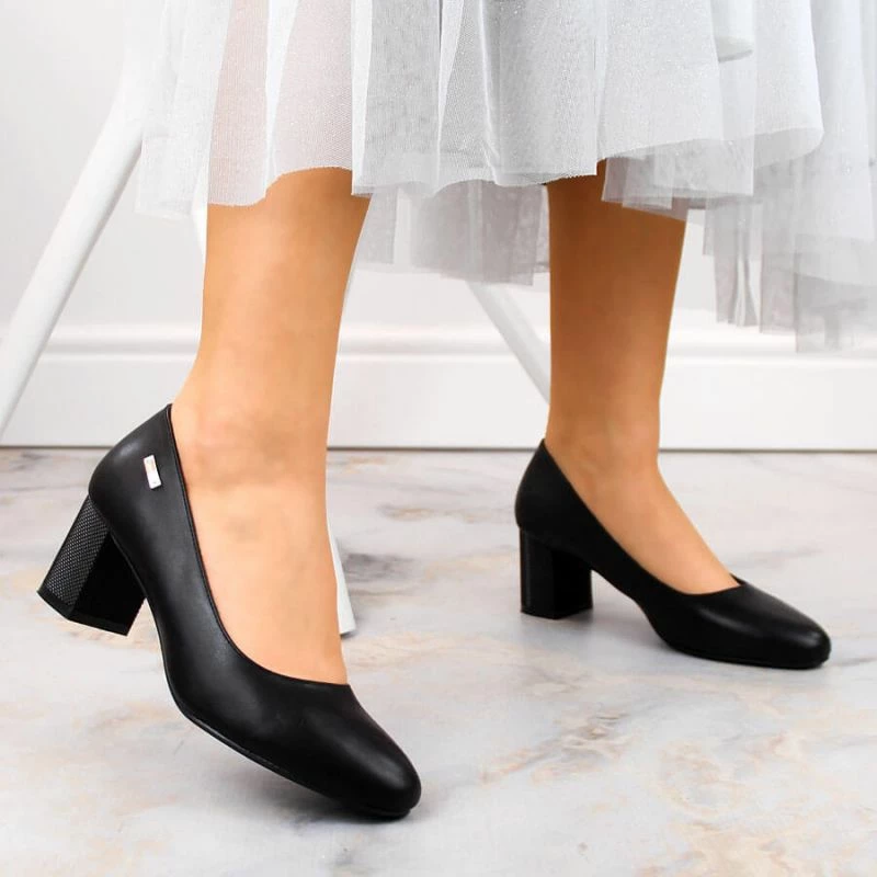 Elegantne ženske čevlje, Sergio Leone, črni