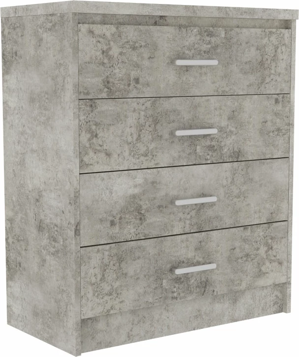 Komoda z 4 predali Olympus, staro antracitna, 80x40x95