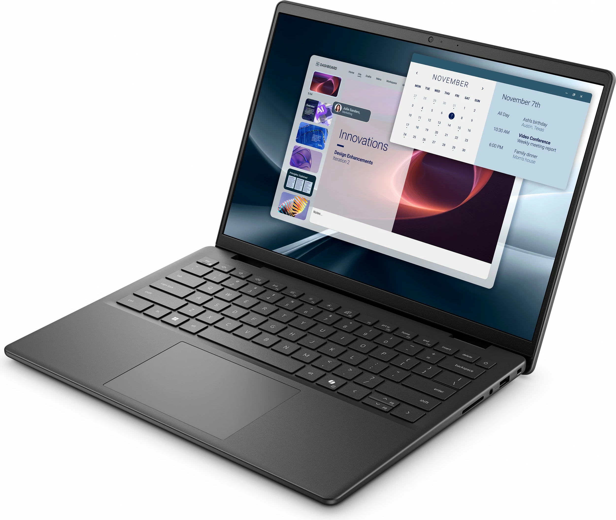 Prenosni računalnik Dell Pro 14 Essential PV14255, AMD AI5 330, 16GB, 512GB SSD, 14" FHD+, črn