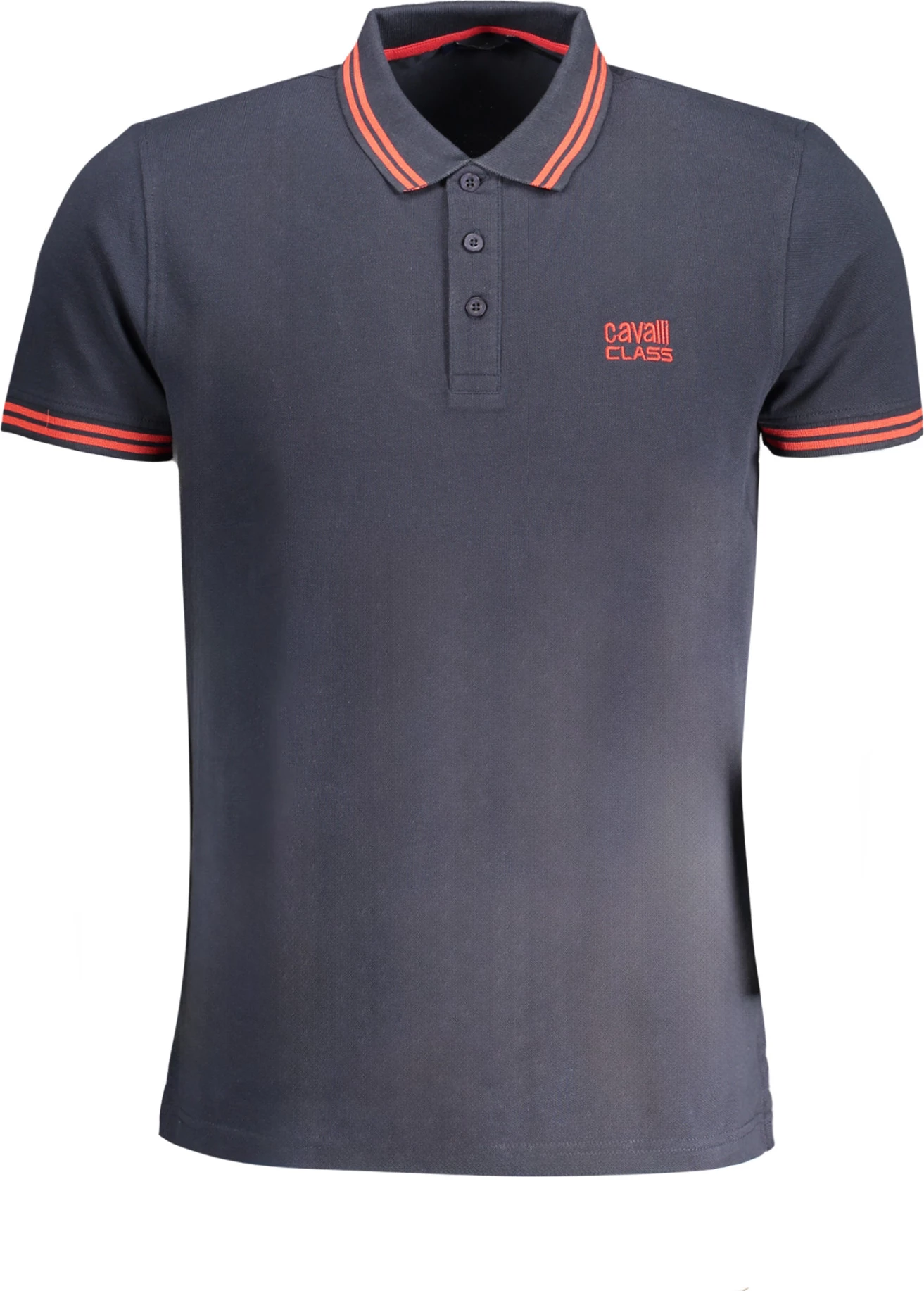 Polo majica za moške, modra, CAVALLI CLASS