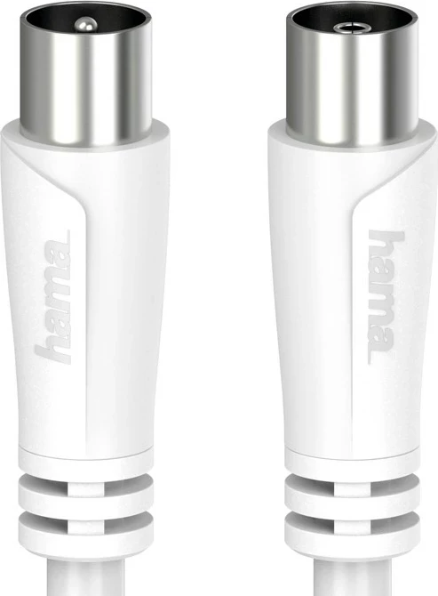 Antenski kabel 90 dB Hama, 3 m, bel