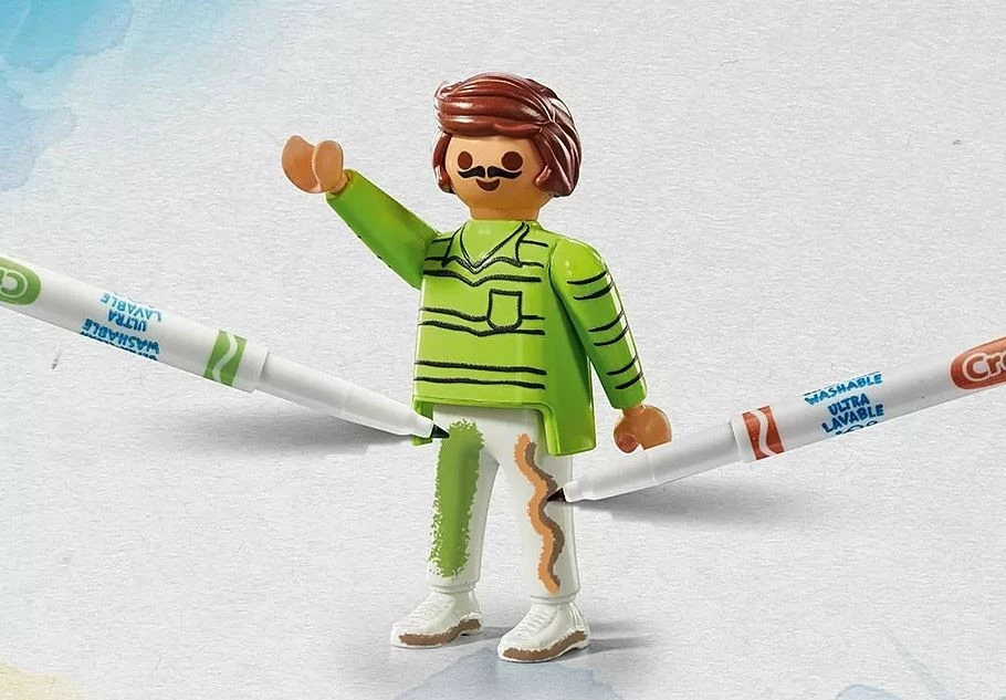 Komplet figuric Playmobil Color Dog Salon 71514 z orodjem za barvanje, 61 kosov