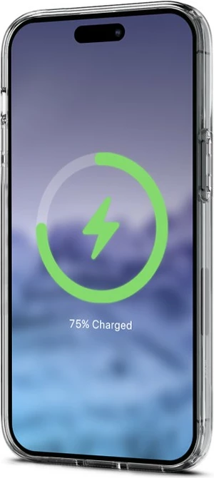 Prozoren ovitek z MagSafe magnetnim obročem s 39 magneti, polikarbonat + TPU, CRONG Clear MAG Cover za iPhone 15