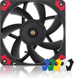 Hladilni ventilator 12 cm Noctua NF-A12x15 PWM Chromax.black.swap, črn
