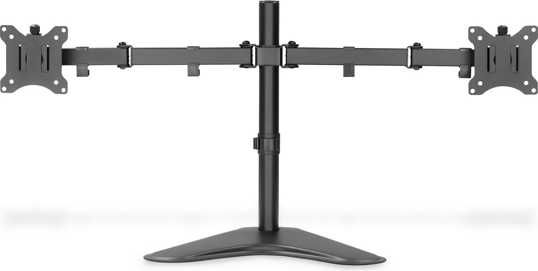Držalo za dva monitorja Digitus, univerzalno, 15–32 in., 8 kg, VESA 75x75/100x100, črno