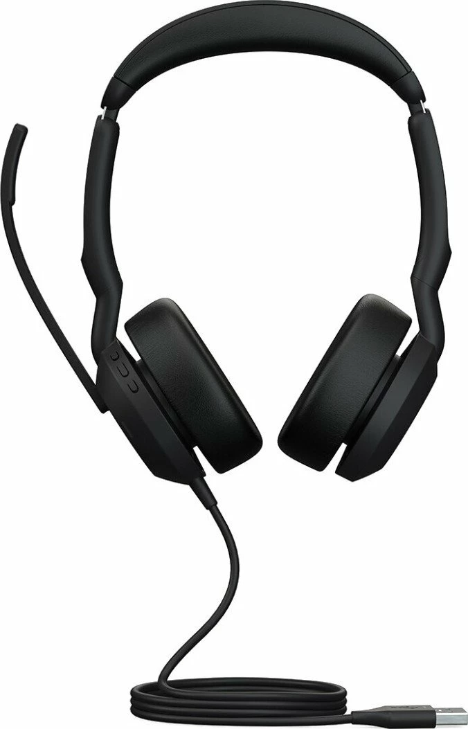 Profesionalne slušalke z mikrofonom Jabra Evolve2 50, USB-C MS Stereo, z zanko, 20 - 20000 Hz, za pisarno/klicni center, črne