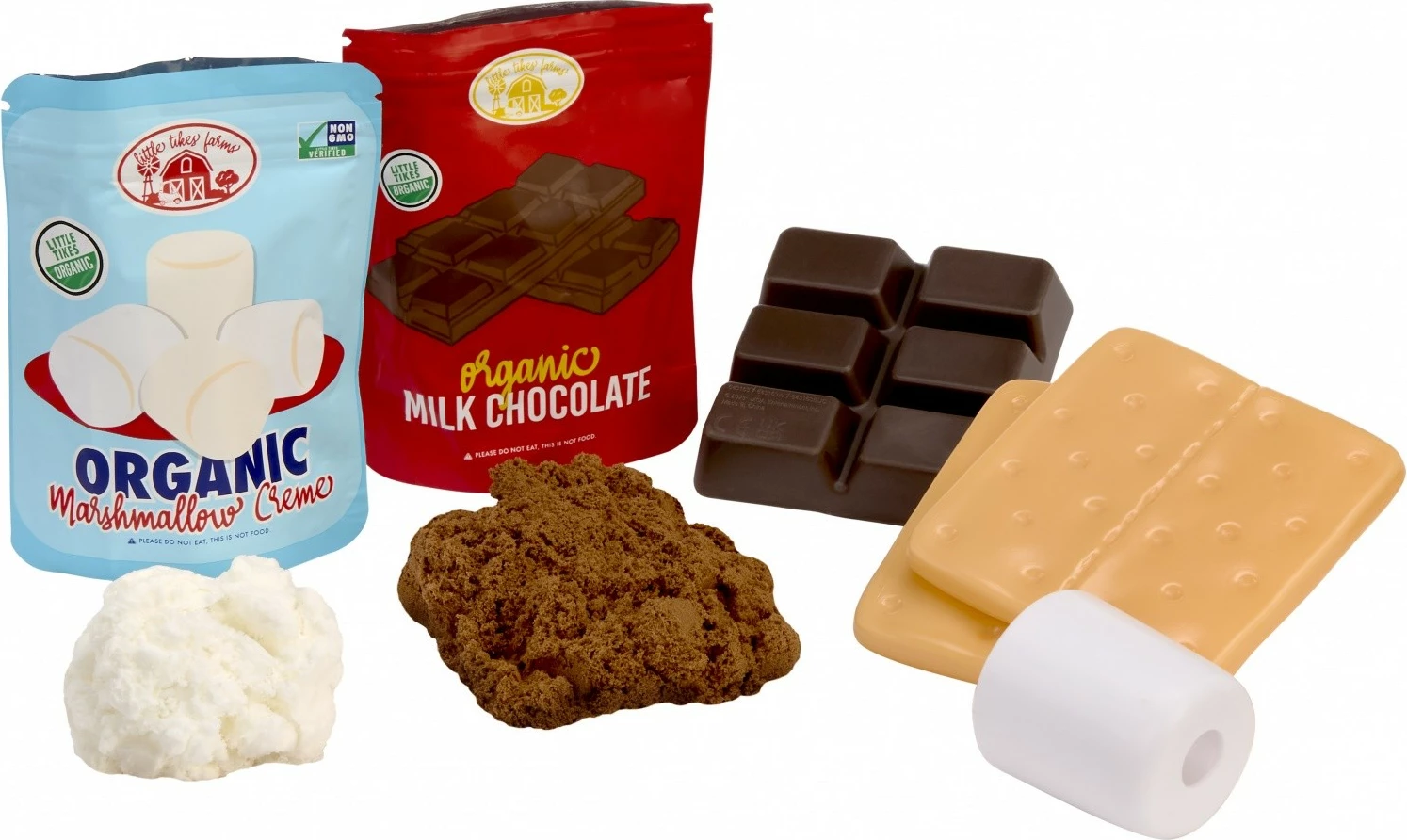 Kuhinjski igralni set Creative Chefs S'mores komplet, Little Tikes 643163-EUC, za otroke 3+, plastika, večbarven