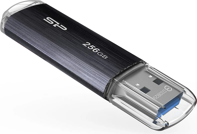USB ključek Silicon Power Blaze B02, USB-A, 256GB, črn