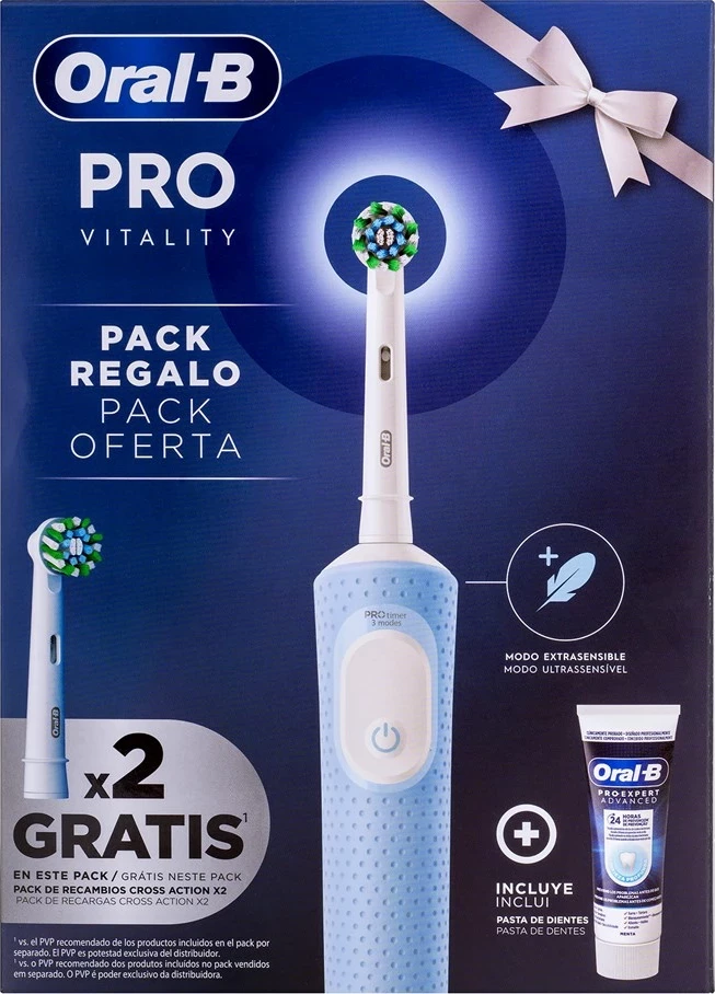 Električna zobna ščetka Vitality Pro D103, Braun Oral-B, modra
