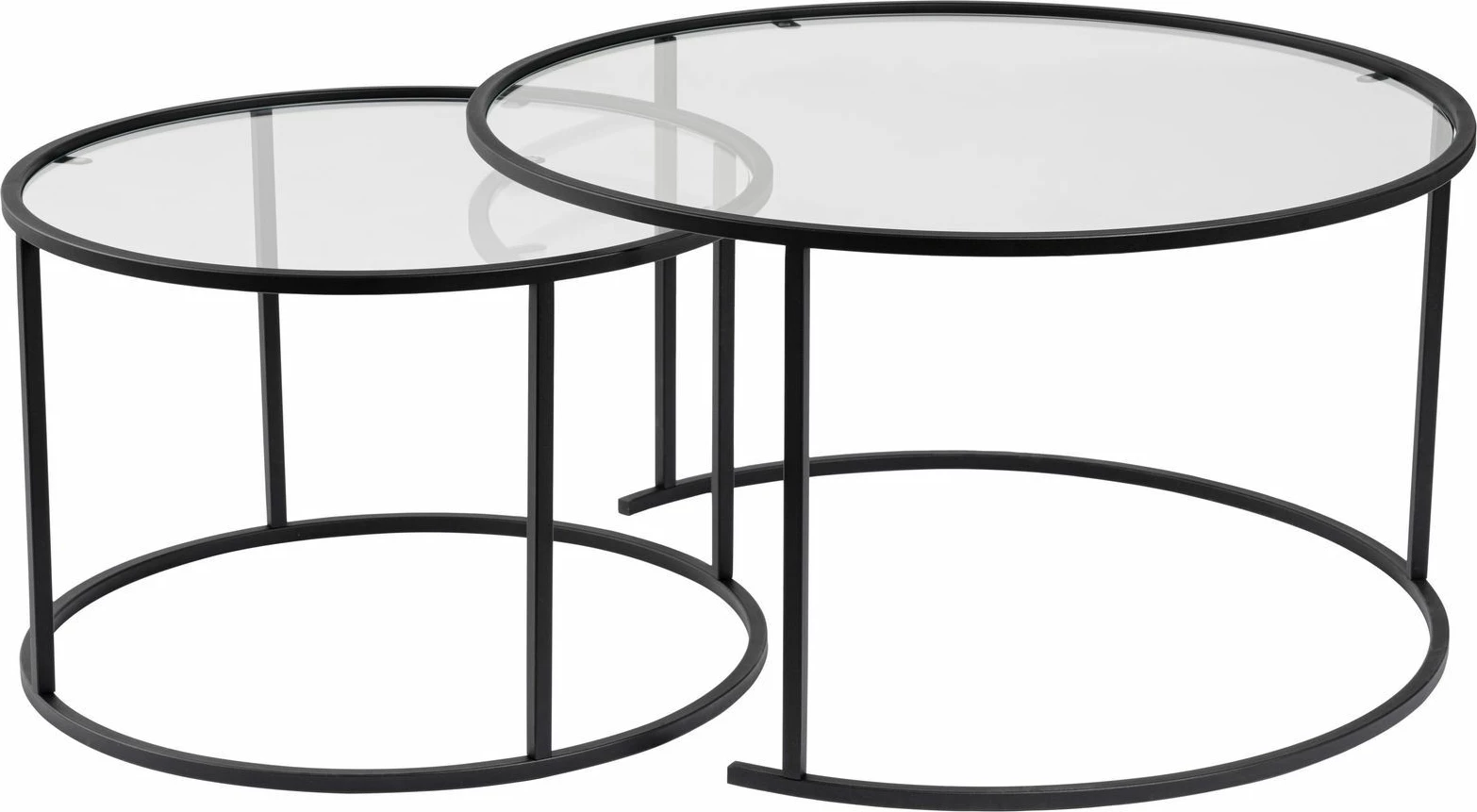 Set mizic za kavo Nordure, Aurum - 80, 60 - črn, prozoren