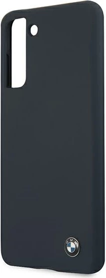 Ovitek za telefon BMW Silicone Signature za Samsung Galaxy S21+, granat/temno modra