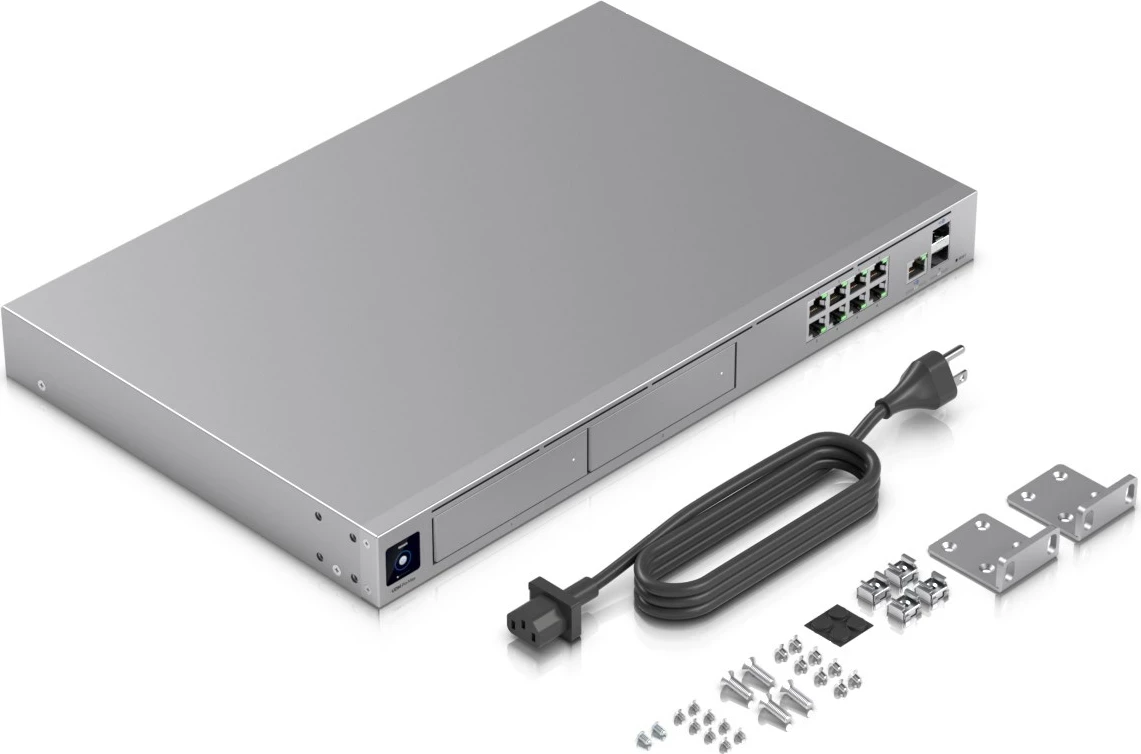 Upravljan preklopnik UniFi Dream Machine Pro Max Ubiquiti, 2,5G Ethernet, siv