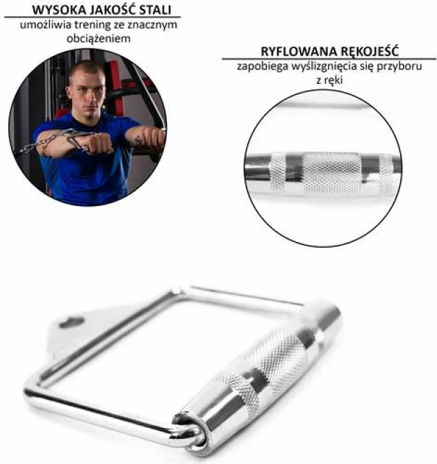 Ročaj za trening HMS, siv