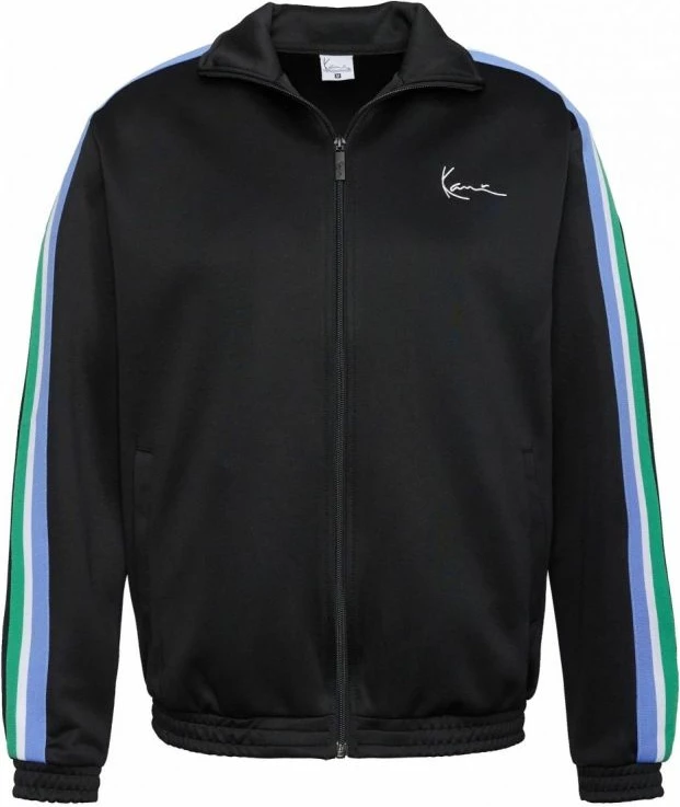 Duks brez kapuce, z zadrgo, črn — Karl Kani