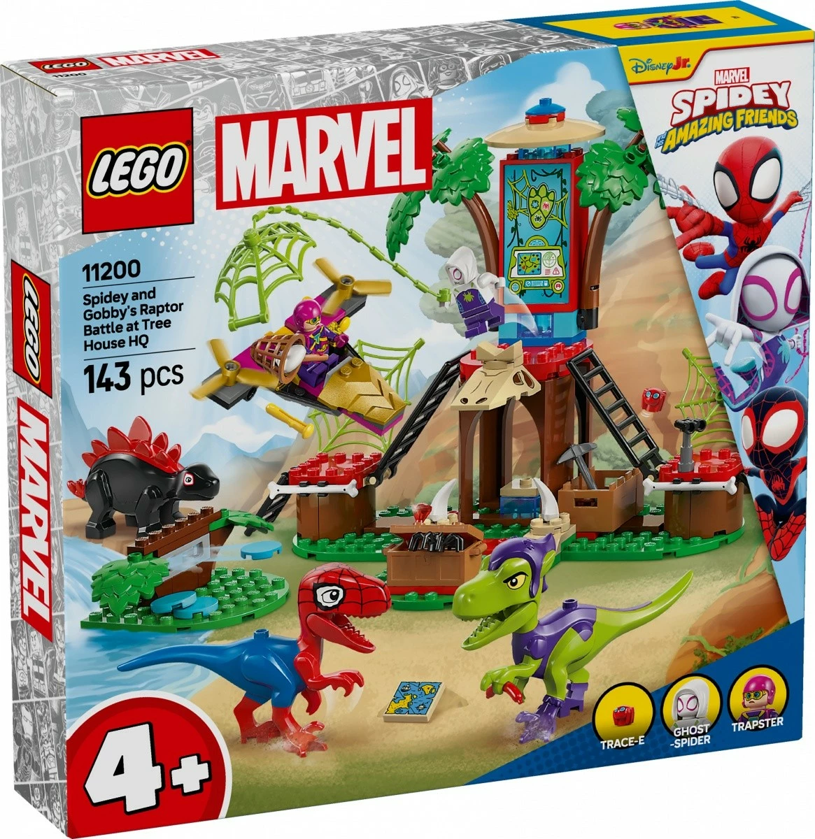 Set za sestavljanje, LEGO Marvel Spidey and Amazing Friends 11200, 143 kosi, za otroke, večbarvno