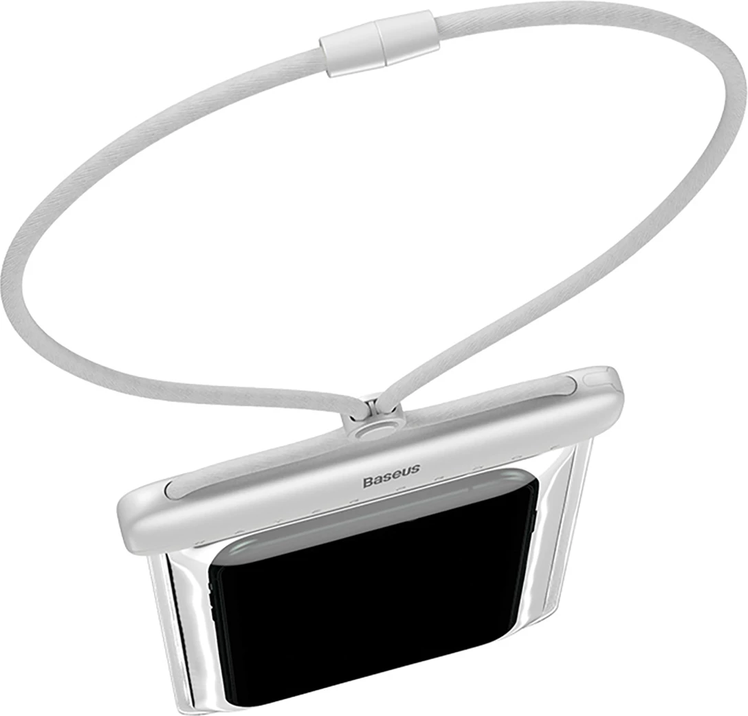 Ovitek za telefon Baseus AquaGlide BS-PC029 za pametni telefon, IPX8, s Slide Lock, bel