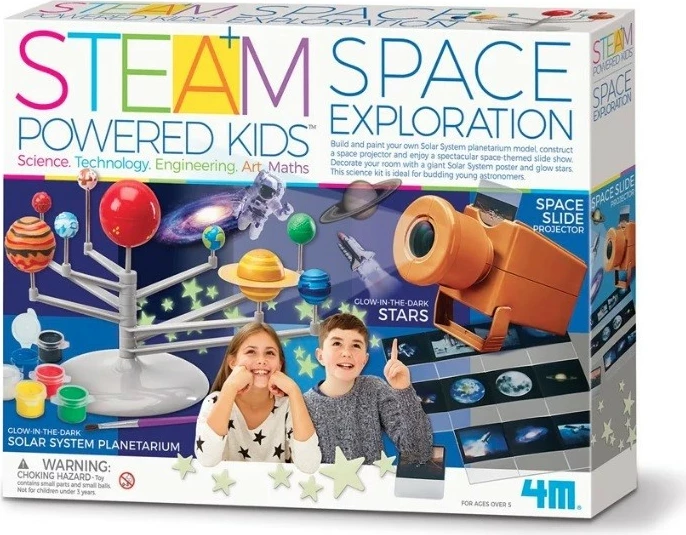 Edukativni set Discovering Space 4m, za otroke, brez baterij