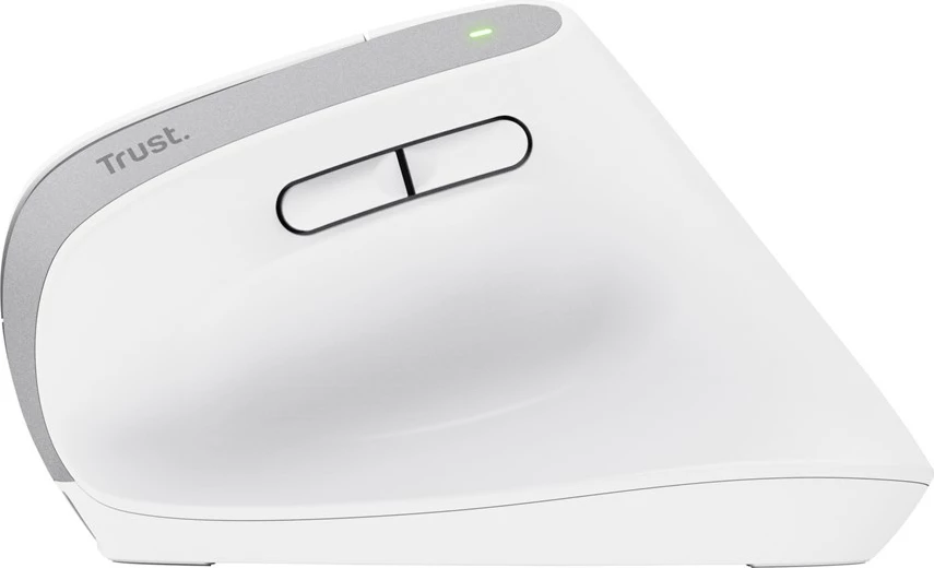 Brezžična optična miška Trust Bayo+, 2400 DPI, bela