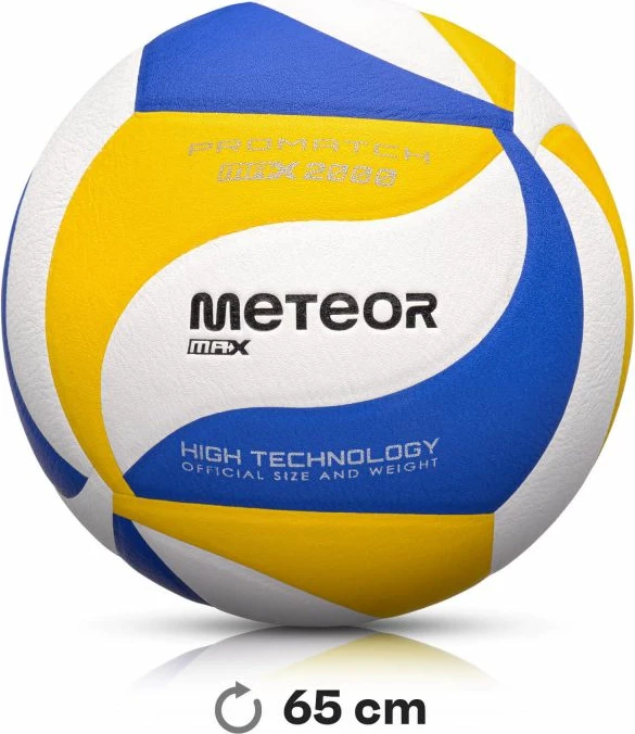 Volleyball žoga Meteor Max 2000, za moške in ženske, večbarvna