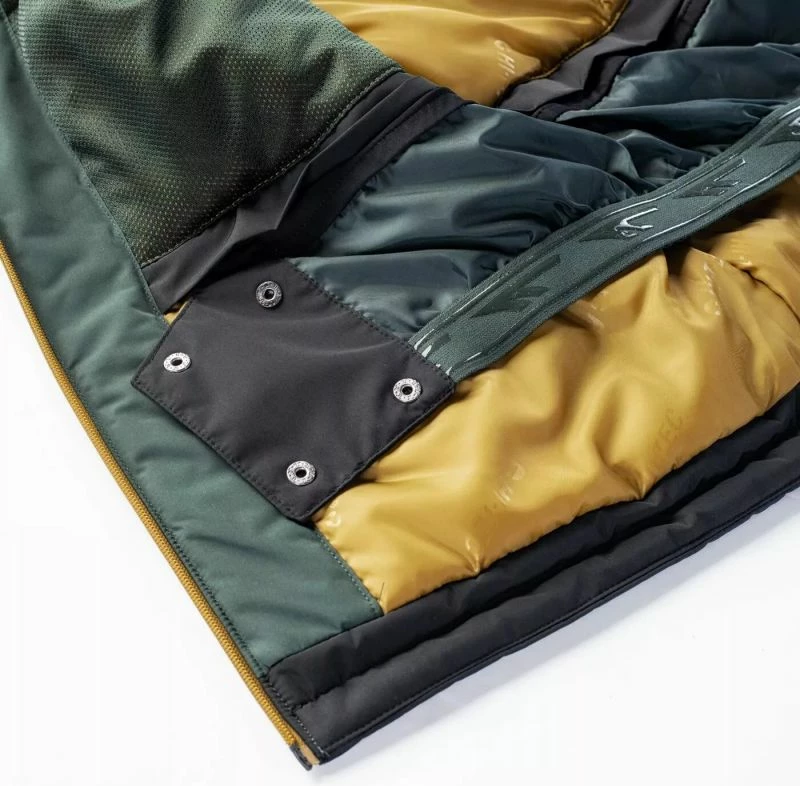 Zunanja jakna za moške Hi-Tec, črna in zelena