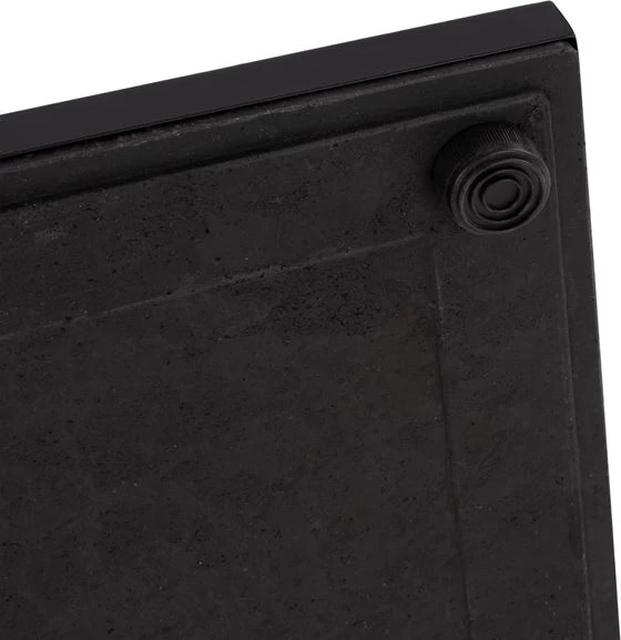 Osnova za bar iz kovine črne mat barve 45x45x108cm z nastavljivim FH439