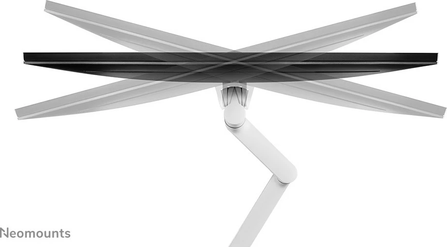 Namizni nosilec za zaslon 17-27", Newstar DS60-425WH2, bel