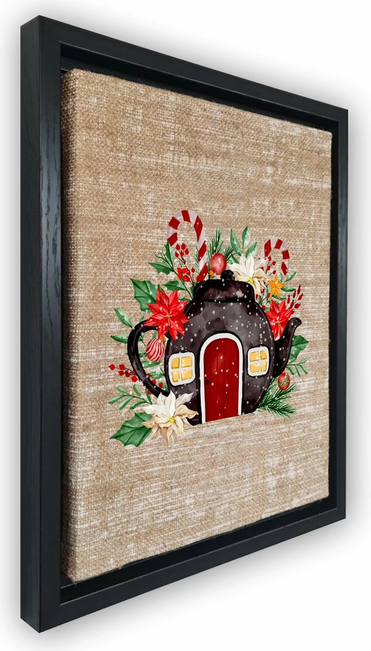 Dekorativno platno s okvirjem, večbarvno, Wallity LSJ01_6696, 67 x 97 cm